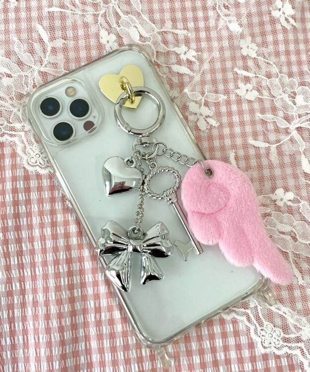 WEGO エンジェルウィングキーホルダー ピンク