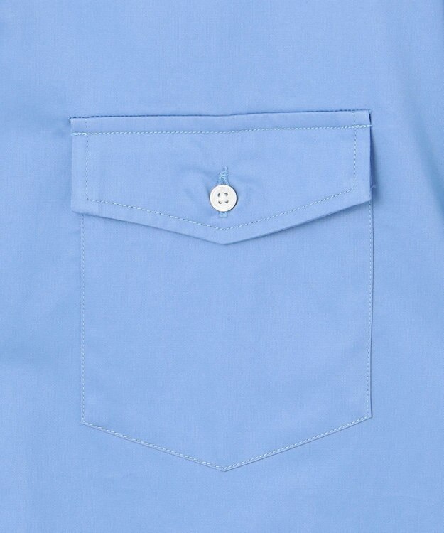 J.PRESS MEN 【J.PRESS ORIGINALS】Finx Cotton Twill Baggy Fit Pullover Shirt サックスブルー系