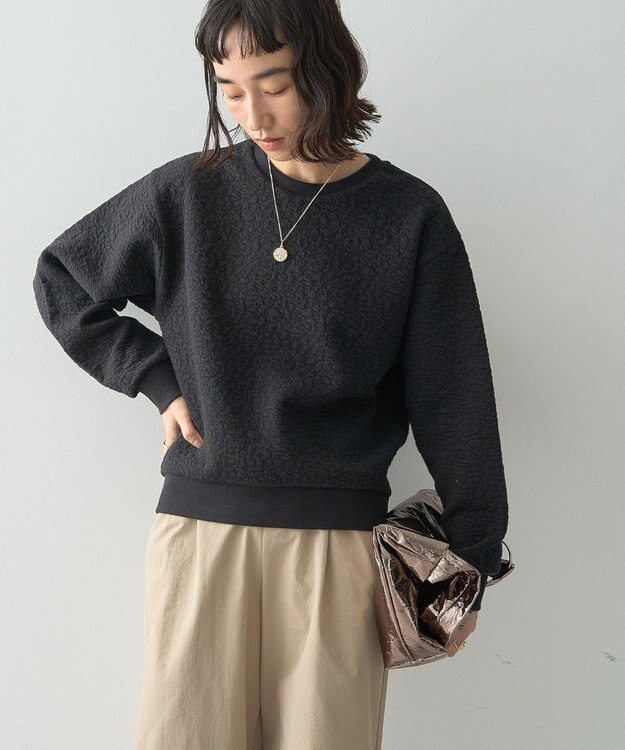 AMERICAN HOLIC フクレジャガードプルオーバー Black