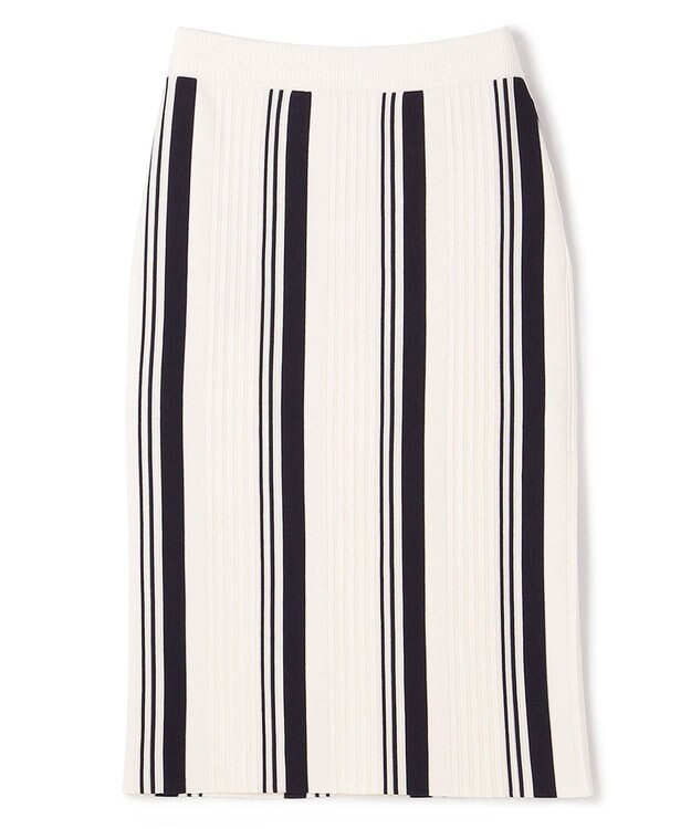 JOSEPH 【洗える】シルクブレンド　スカート Black/Ivory