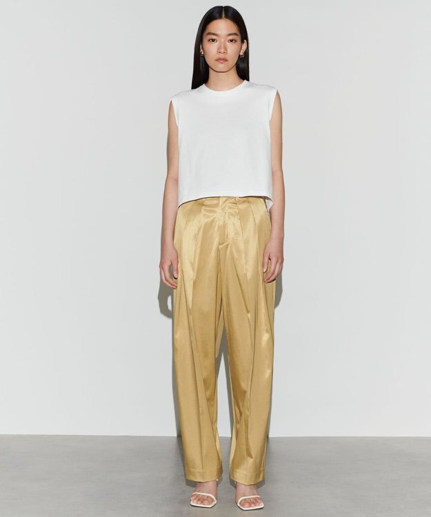 NAVE 【Nave　洗える】クリアジャージー ノースリーブ ホワイト系