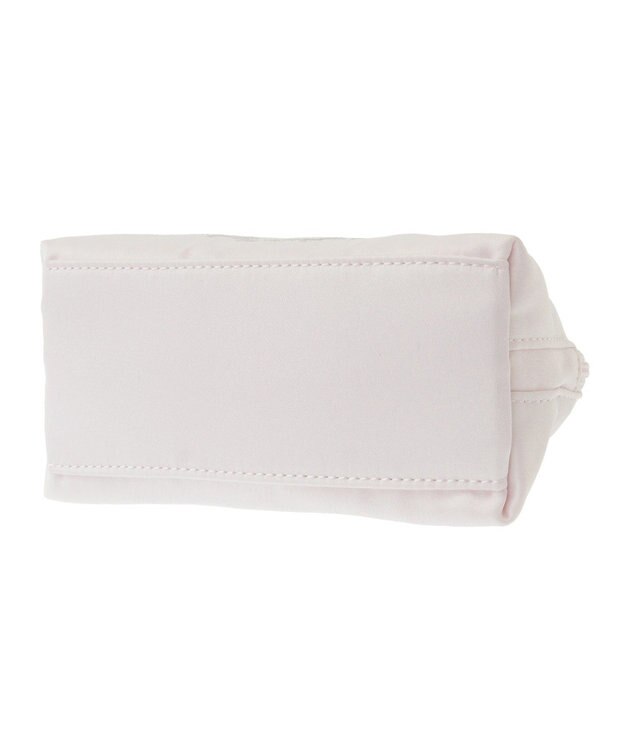 Maison de FLEUR サテンリボンラウンドポーチ Pink