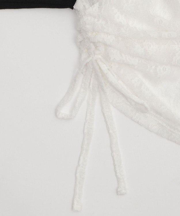 WEGO ラグランレースサイドドロストショートT ブラック