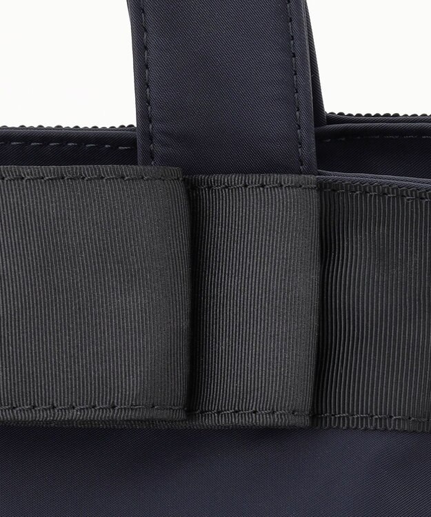 TOCCA 【大人百花掲載】【撥水】RIBBON BRICK TOTE M トートバッグ M ネイビー系