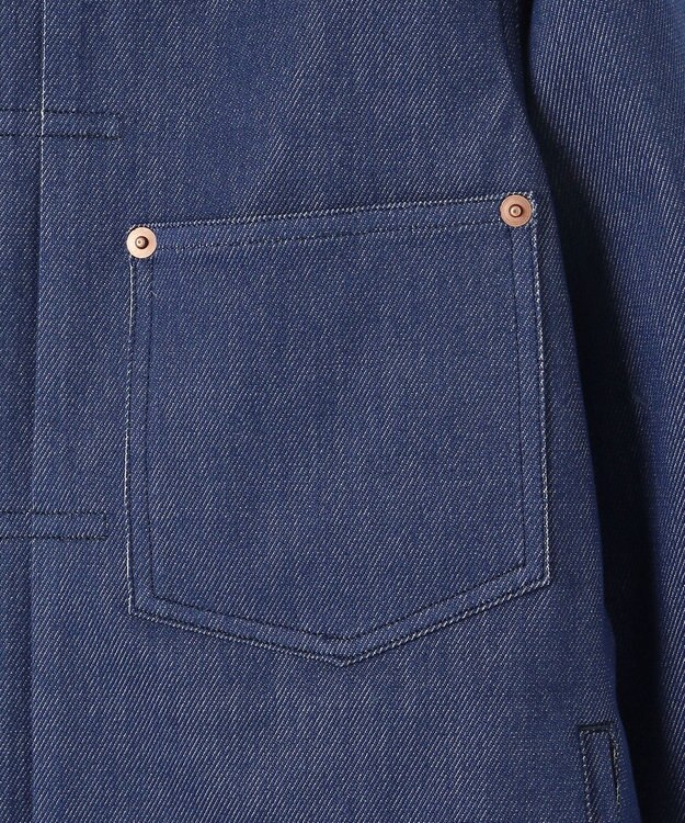 J.PRESS MEN 【KANEMASA JERSEY】ジャージー デニムジャケット ブルー系