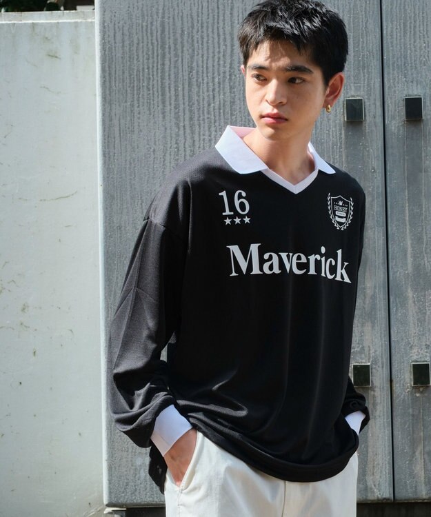 WEGO ドロストゲームロゴT（LS） ブラック