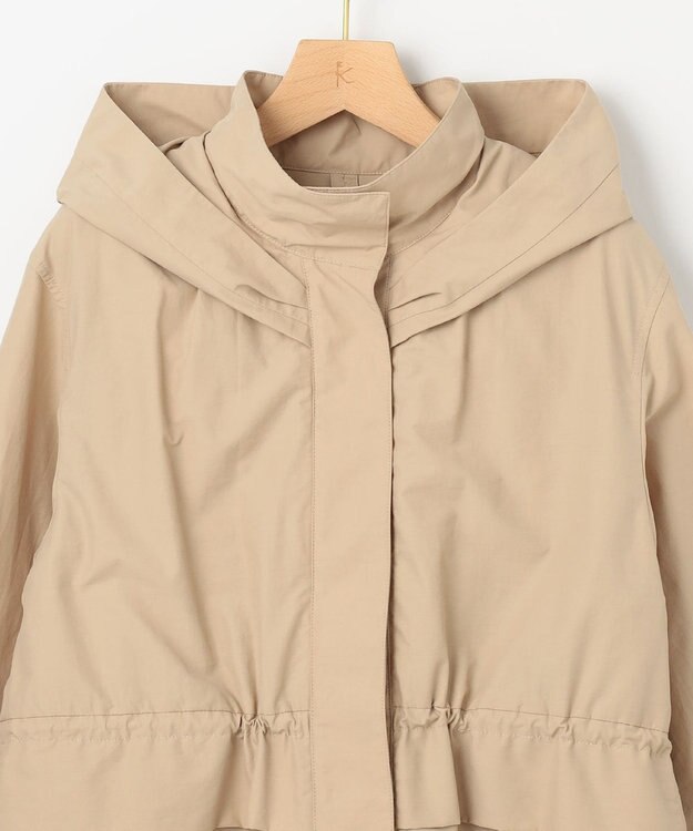 組曲 S 【WEB限定・取り外せるライナー付き】ライトタッサージャケット ベージュ系