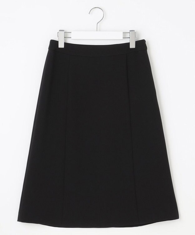 J.PRESS LADIES 【WEB限定カラーあり・洗える】セラテリーダブルクロス フレアー スカート ブラック系