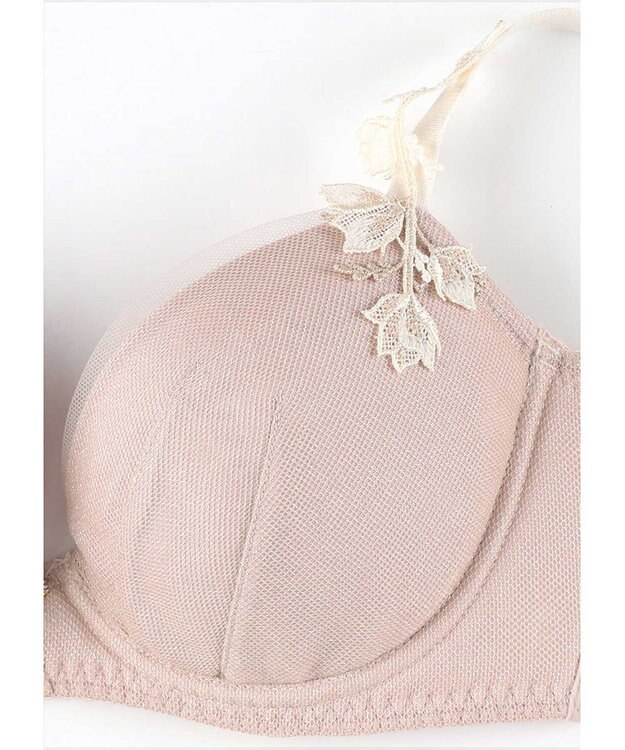 AMPHI ブラジャー パーソナル設計 脇高 背中スムージング 【stylist 4U スタイリストフォーユー】 A～Gカップまで対応 大きいサイズ ブラ BOG300 アンフィ／ワコール ピーチ