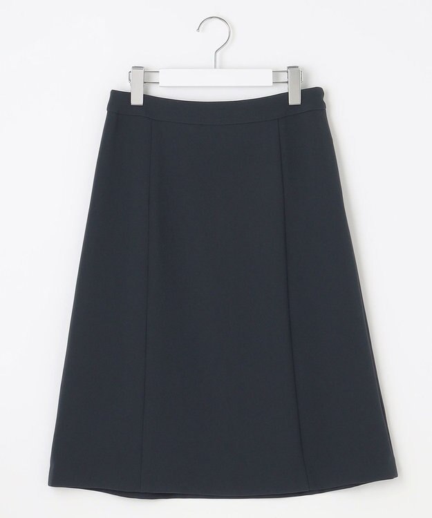 J.PRESS LADIES 【WEB限定カラーあり・洗える】セラテリーダブルクロス フレアー スカート ネイビー系