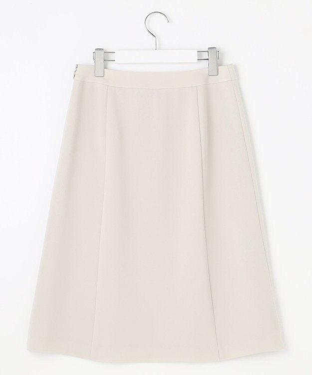 J.PRESS LADIES 【WEB限定カラーあり・洗える】セラテリーダブルクロス フレアー スカート ベージュ系