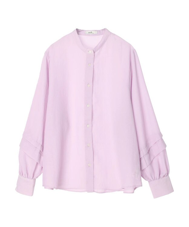 earth music&ecology ボリュームタック袖ブラウス Pink