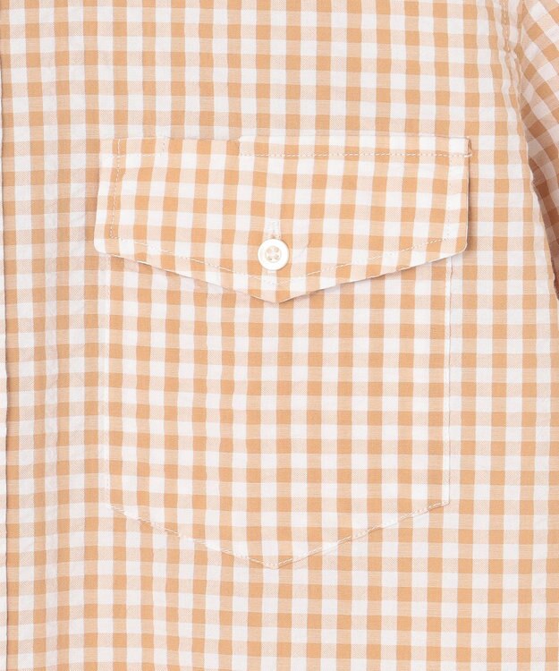 J.PRESS MEN 【WEB・一部店舗限定】サッカーギンガムチェック シャツ/B.D イエロー系3