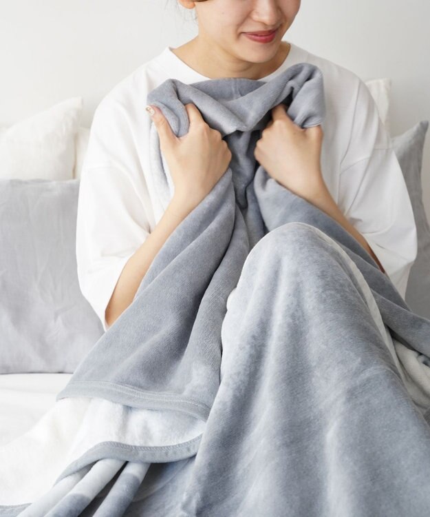 LOOM&SPOOL FOL綿毛布シングル／グレー グレーLP-004001GY