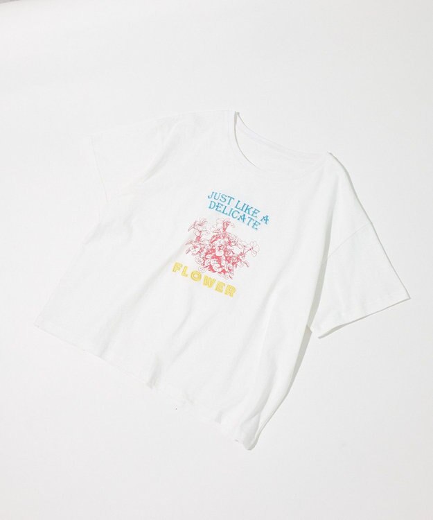 earth music&ecology 刺繍Tシャツ B