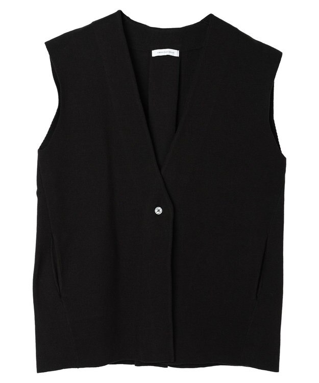 AMERICAN HOLIC Ｖネックニットジレ Black