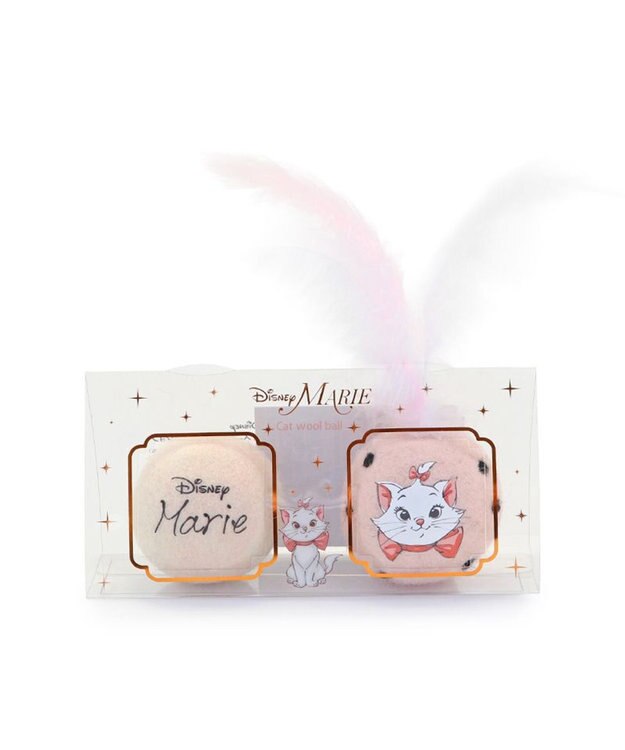 PET PARADISE ディズニー マリー ドット 羊毛ボール ライトピンク