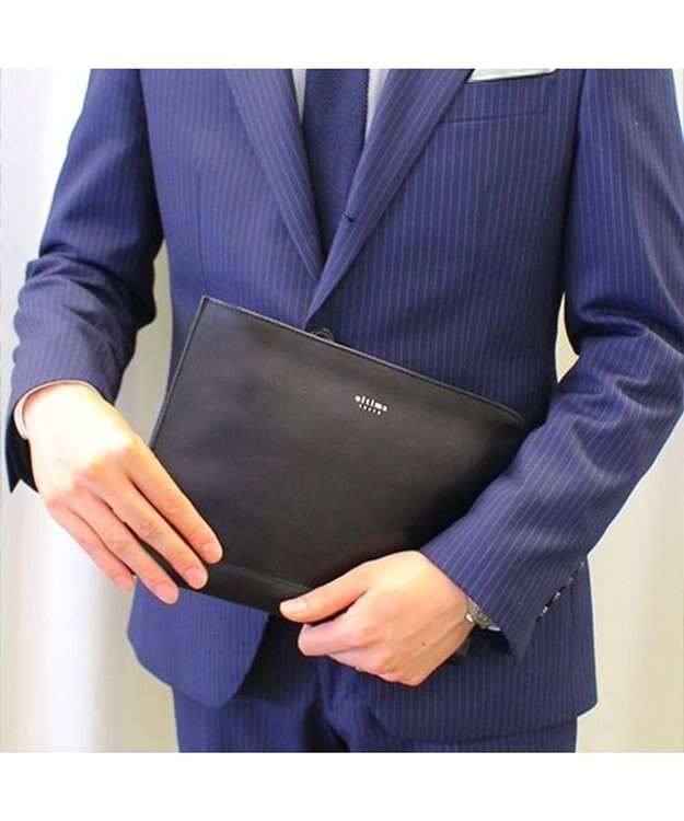 ACE BAGS & LUGGAGE ultima TOKYO ウルティマ トーキョー ライル クラッチバッグ セカンドバッグ 冠婚葬祭にも対応 身の回り品収納に 77822 ネイビー