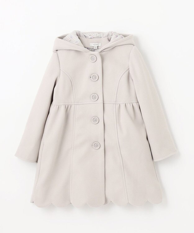 ANY KIDS 【手洗いOK】ウールライクコート ベージュ