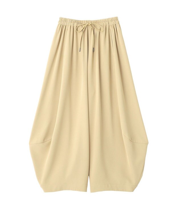 YECCA VECCA コクーンドレープワイドパンツ Beige
