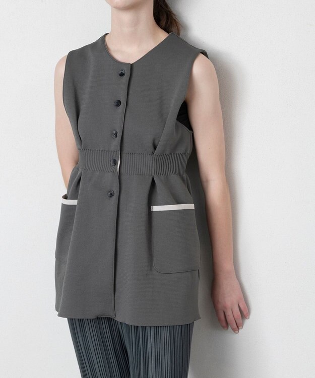 TRICOTE ニットジレ 95GRAY