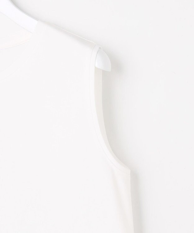 J.PRESS LADIES コットンスムース レイヤードフレア カットソー ホワイト系