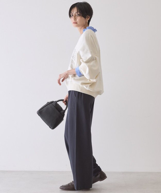 AMERICAN HOLIC カレッジロゴドルマンスウェット Ivory