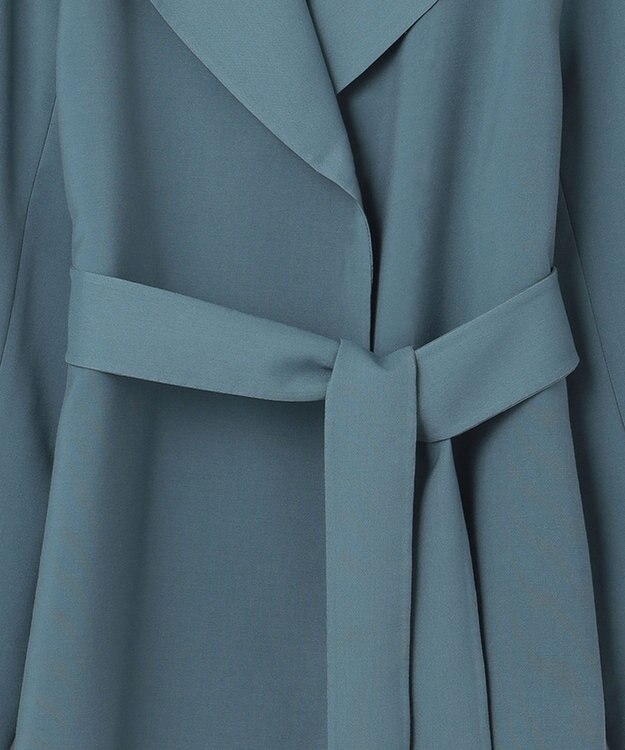 ICB ライトリバー ミドル丈コート ライトブルーグレー系