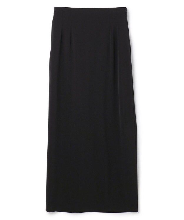 uncrave クールタッチツイル Iラインスカート ブラック