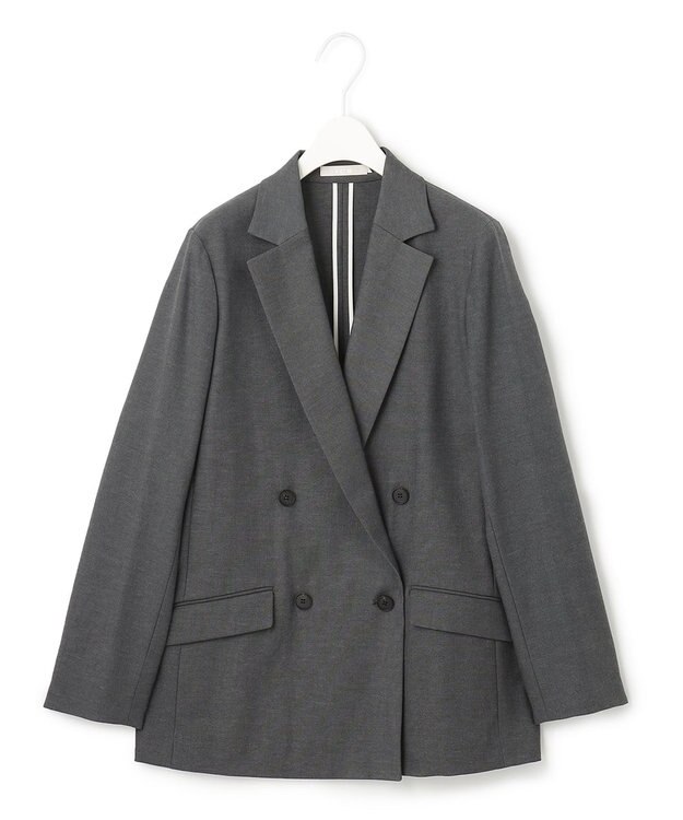 ICB 【人気のため新色追加・洗える】 LooseWeave ジャケット チャコール系