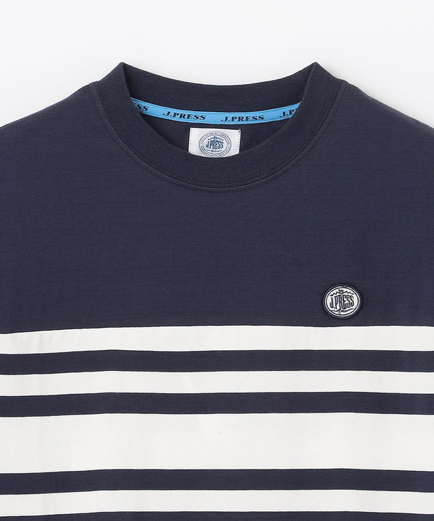 J.PRESS KIDS 【140-170cm】 ボーダービックシルエットＴシャツ ネイビー