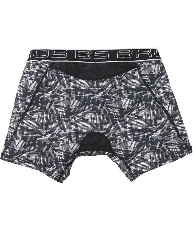 WACOAL MEN ボクサーパンツ 風が通ってムレ軽減。 ダブルエアスルータイプ 吸汗速乾 前閉じ GT3910 /ブロス バイ ワコールメン グレー