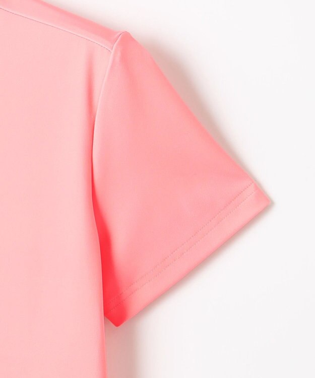 PW CIRCULUS 【UV遮蔽率99.5%  UVカット / 速乾 / ストレッチ】【WOMEN】ポケットモックT ゴルフウェア レディース ピンク系