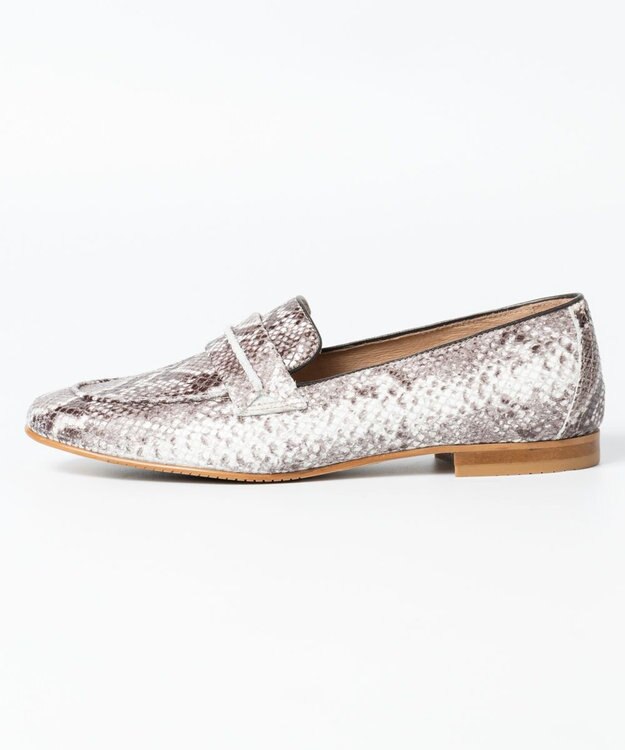 BONTRE 【BONTRE/ボントレ】レザーサドルローファー パイソン