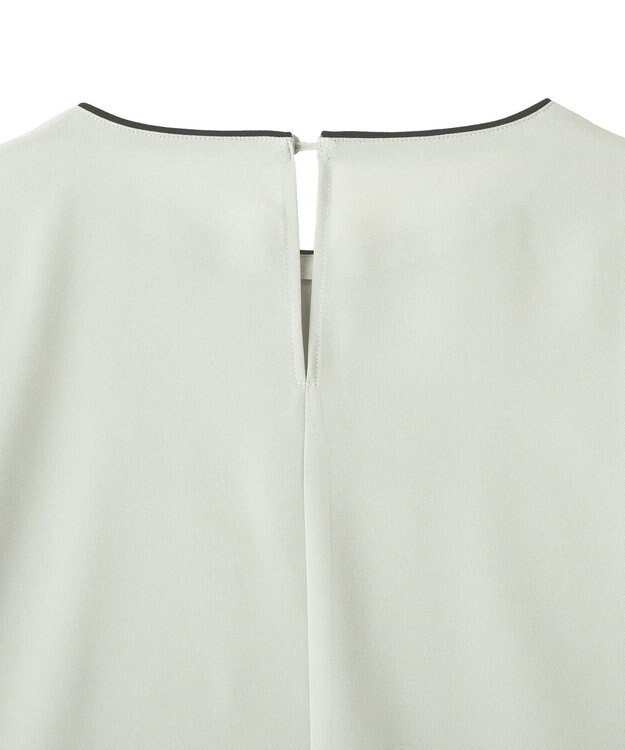 YECCA VECCA 配色パイピングブラウス Mint