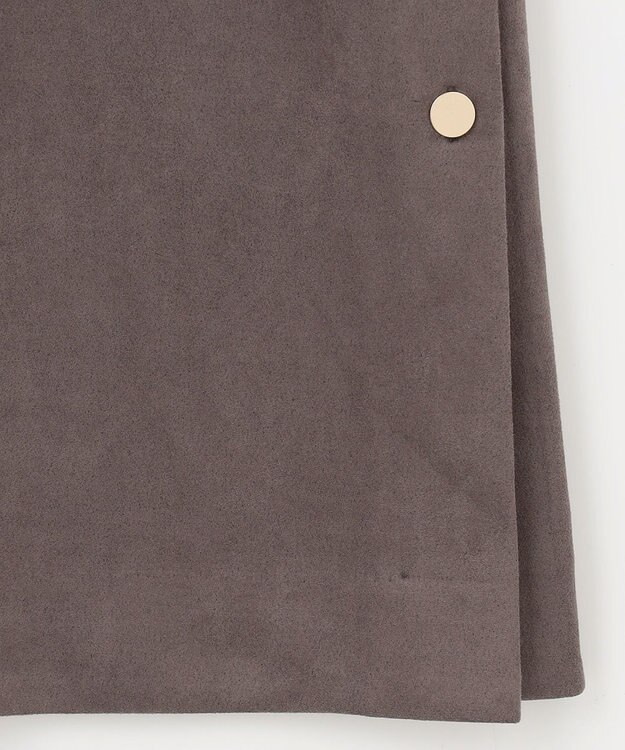 J.PRESS LADIES L 【洗える】スエードダンボール ジャンパースカート ブラウン系