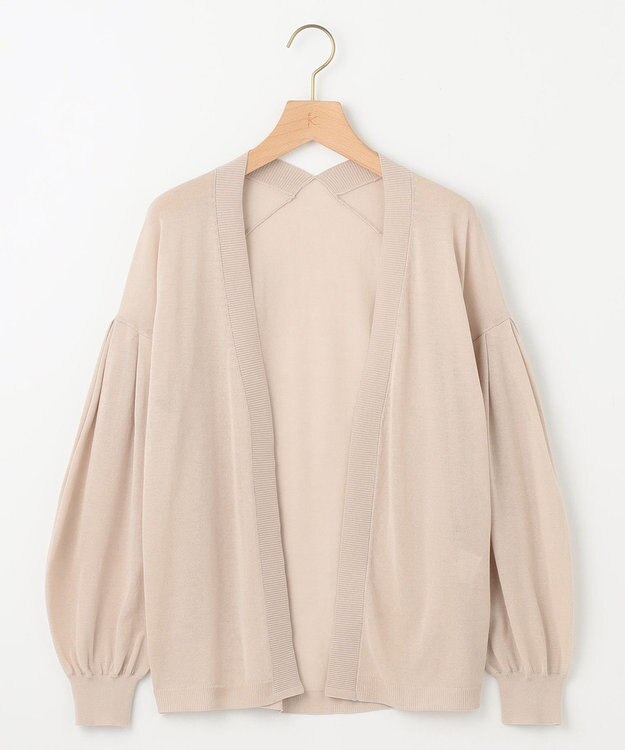 組曲 L シアーニットドルマンカーディガン ベージュ系