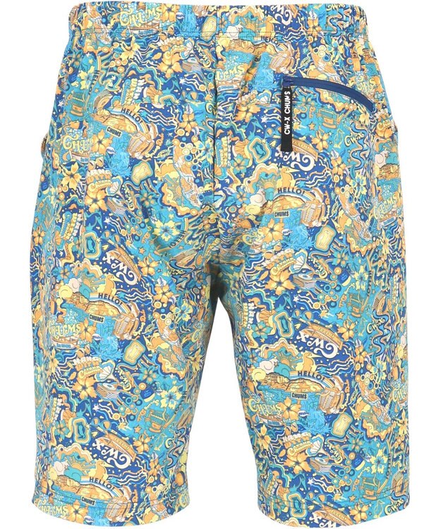 CW-X 【MEN】 CW-X 【CHUMS (チャムス)コラボ】 メンズボトムス ハーフパンツ はっ水(本体) UVカット率90％以上（本体） ひざ上丈 メンズ LNO520 /ワコール ブルー