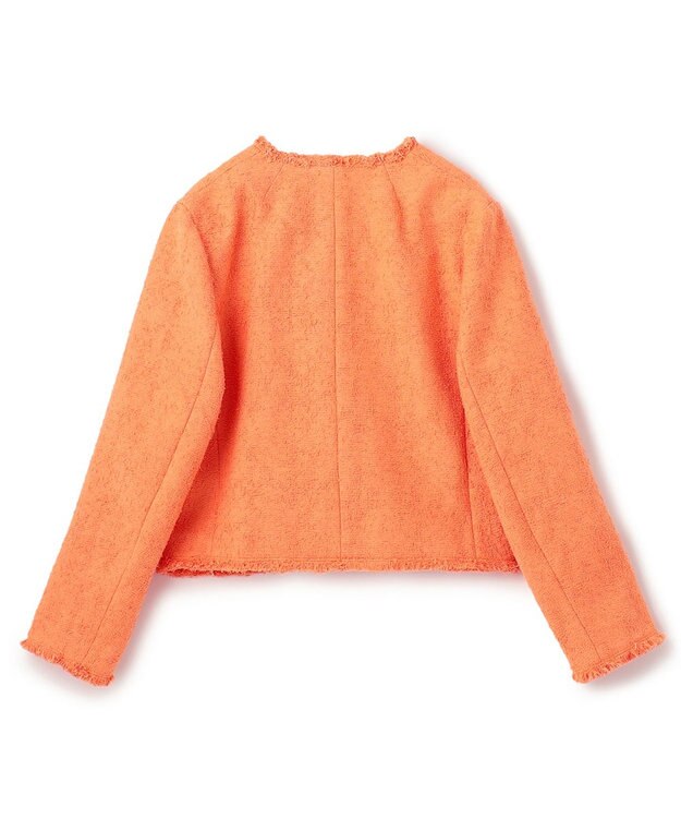 BEIGE， 【S-size】DAHLIA / ツイードジャケット Apricot