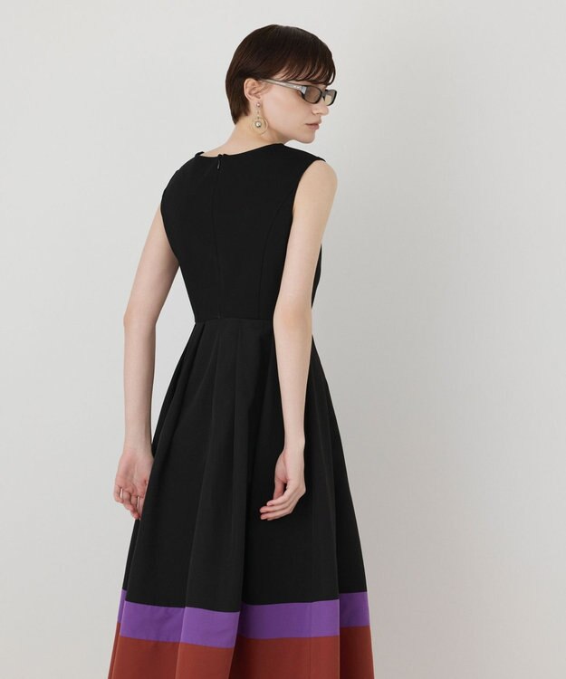GRACE CONTINENTAL カットソーコンビワンピース ブラック