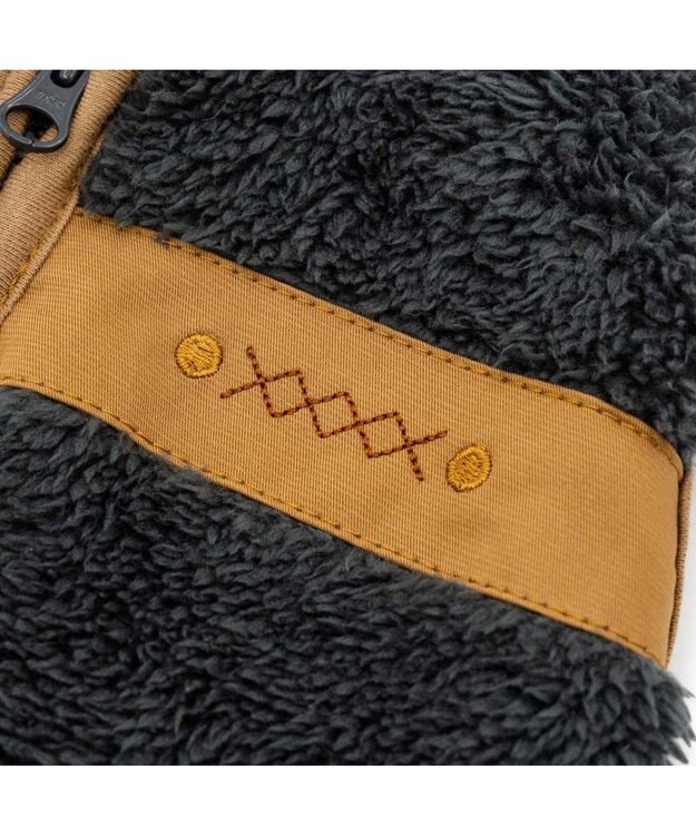 PET PARADISE ペットパラダイス 切替 背開きジップアップ ベスト 《ブラック》 小型犬 ブラック×ホワイト