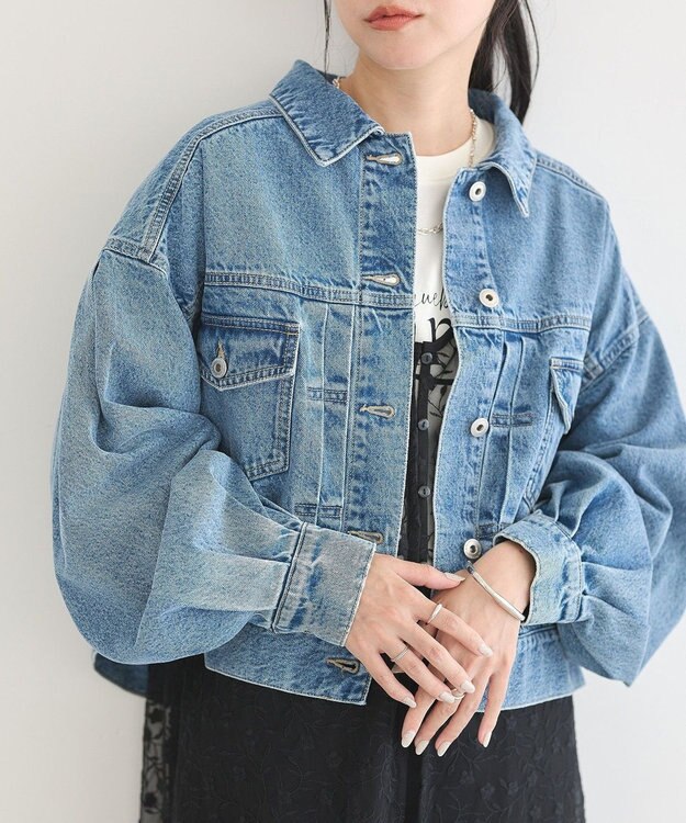 earth music&ecology デニムジャケット Medium Indigo