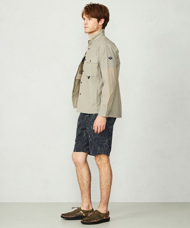 JOSEPH ABBOUD MOUNTAIN 【UNISEX】パワーリップワッシャー シャツ アイボリー系