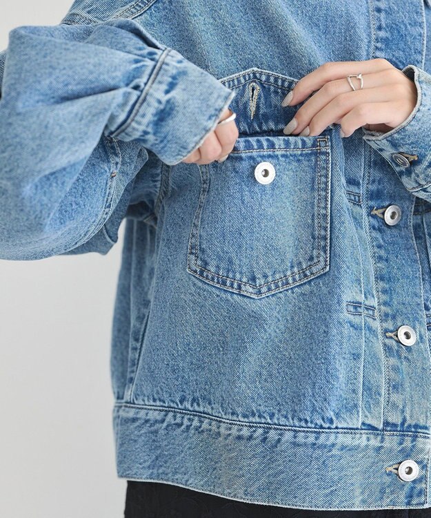 earth music&ecology デニムジャケット Medium Indigo