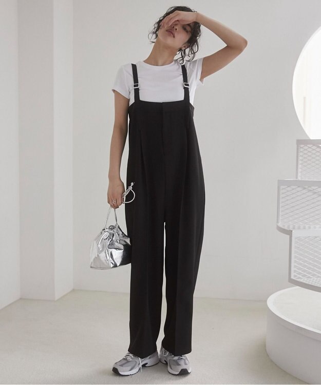 WEGO 【ANGIE VINTAGE】ベアオールインワン ブラック