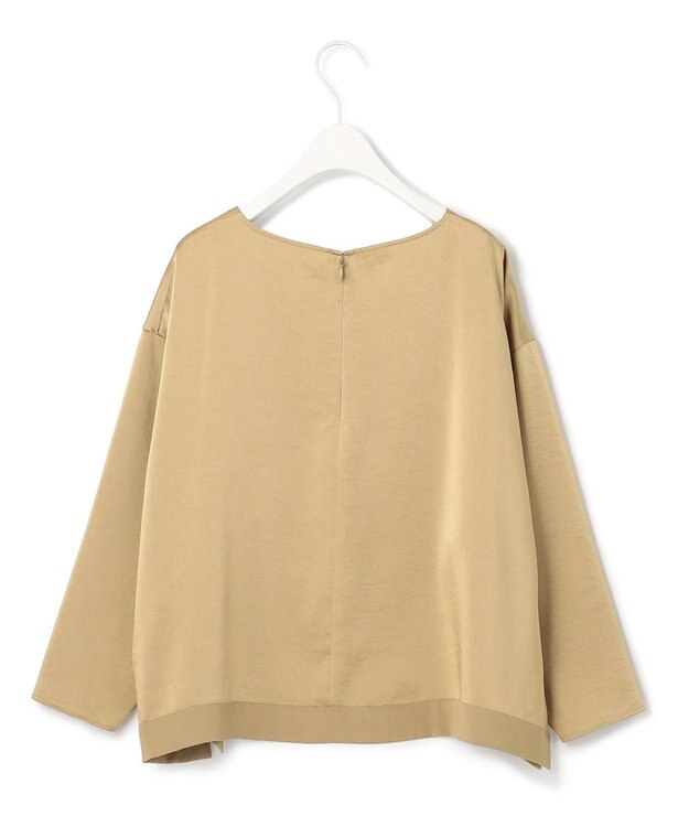 ICB 【WEB限定カラーあり・洗える】Calm プルオーバーブラウス サンドベージュ系