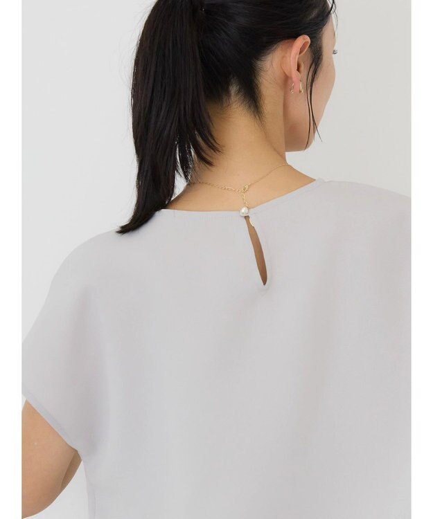 AMERICAN HOLIC 多機能フレンチスリーブブラウス Light Gray