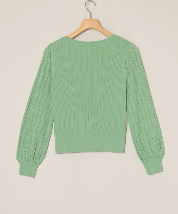 ONWARD Reuse Park 【組曲】ニット春夏 グリーン