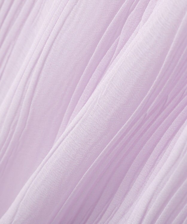 earth music&ecology ランダムプリーツシャツ Lilac