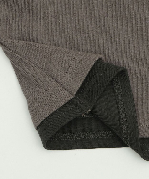 WEGO ハトメレイヤードグラフィックT ブラック中濃色